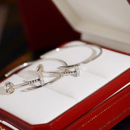 [ElanLuxe Jewelry]JUSTE HALF DIAMOND LARGE EARRINGS