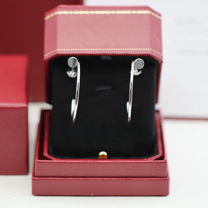 [ElanLuxe Jewelry]JUSTE HALF DIAMOND LARGE EARRINGS