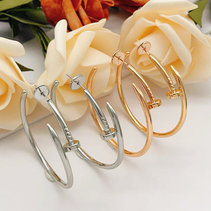 [ElanLuxe Jewelry]JUSTE NO DIAMOND LARGE EARRINGS