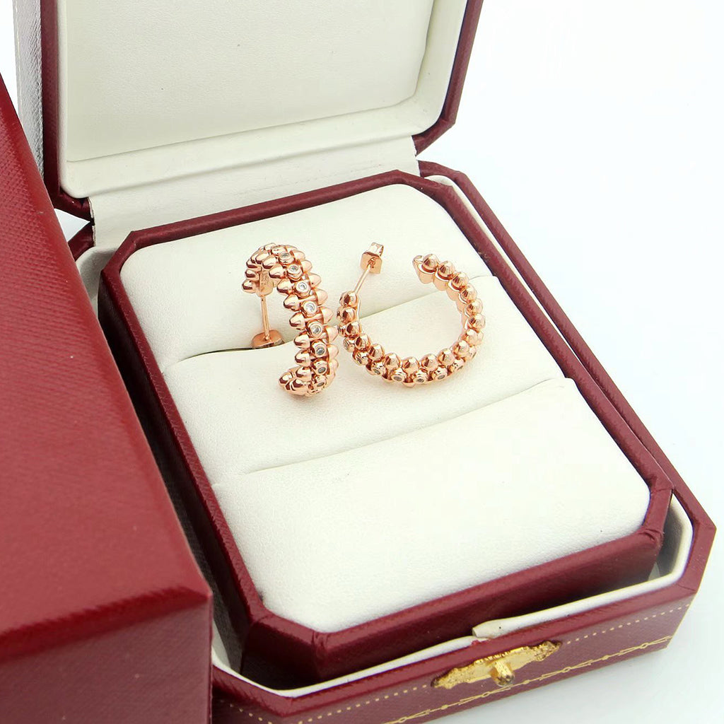 [ElanLuxe Jewelry]CLASH FULL DIAMOND MEDIUM EARRINGS