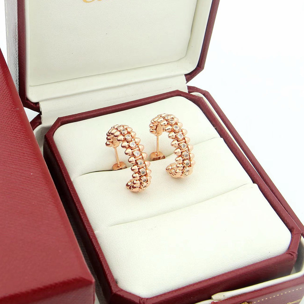 [ElanLuxe Jewelry]CLASH FULL DIAMOND MEDIUM EARRINGS