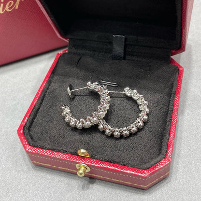 [ElanLuxe Jewelry]CLASH FULL DIAMOND MEDIUM EARRINGS