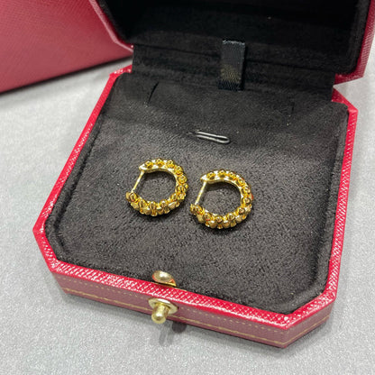 [ElanLuxe Jewelry]CLASH MINI HOOP EARRINGS