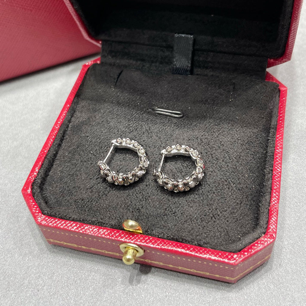 [ElanLuxe Jewelry]CLASH MINI HOOP EARRINGS