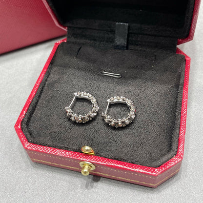[ElanLuxe Jewelry]CLASH MINI HOOP EARRINGS