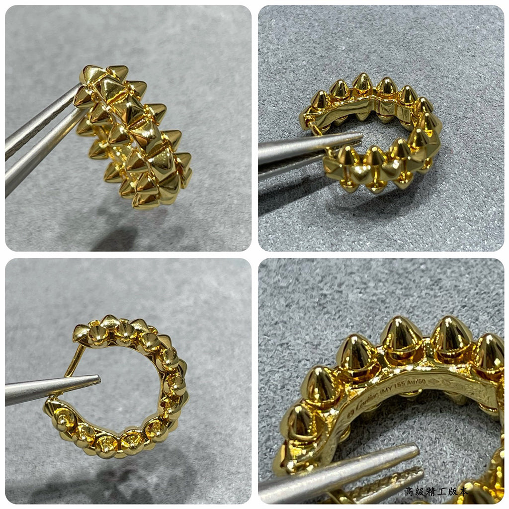 [ElanLuxe Jewelry]CLASH MINI HOOP EARRINGS