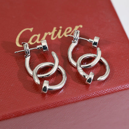 [ElanLuxe Jewelry]JUSTE NO DIAMOND DOUBLE EARRINGS