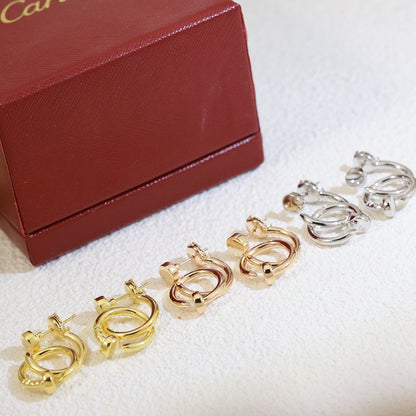 [ElanLuxe Jewelry]JUSTE NO DIAMOND DOUBLE EARRINGS