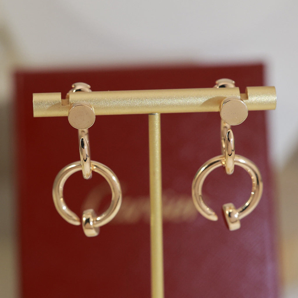 [ElanLuxe Jewelry]JUSTE NO DIAMOND DOUBLE EARRINGS