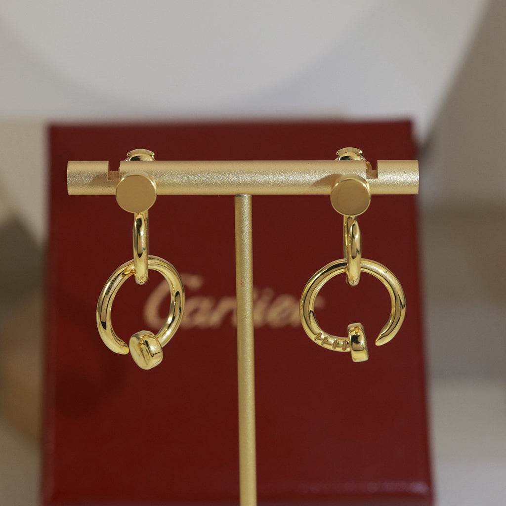 [ElanLuxe Jewelry]JUSTE NO DIAMOND DOUBLE EARRINGS