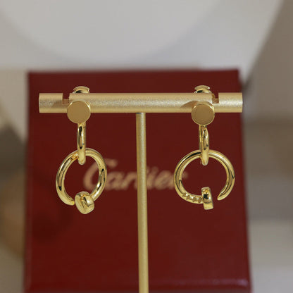 [ElanLuxe Jewelry]JUSTE NO DIAMOND DOUBLE EARRINGS