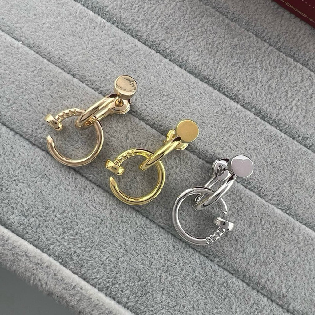 [ElanLuxe Jewelry]JUSTE NO DIAMOND DOUBLE EARRINGS