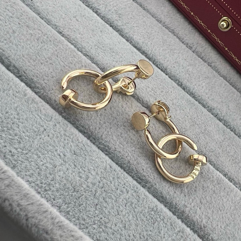 [ElanLuxe Jewelry]JUSTE NO DIAMOND DOUBLE EARRINGS