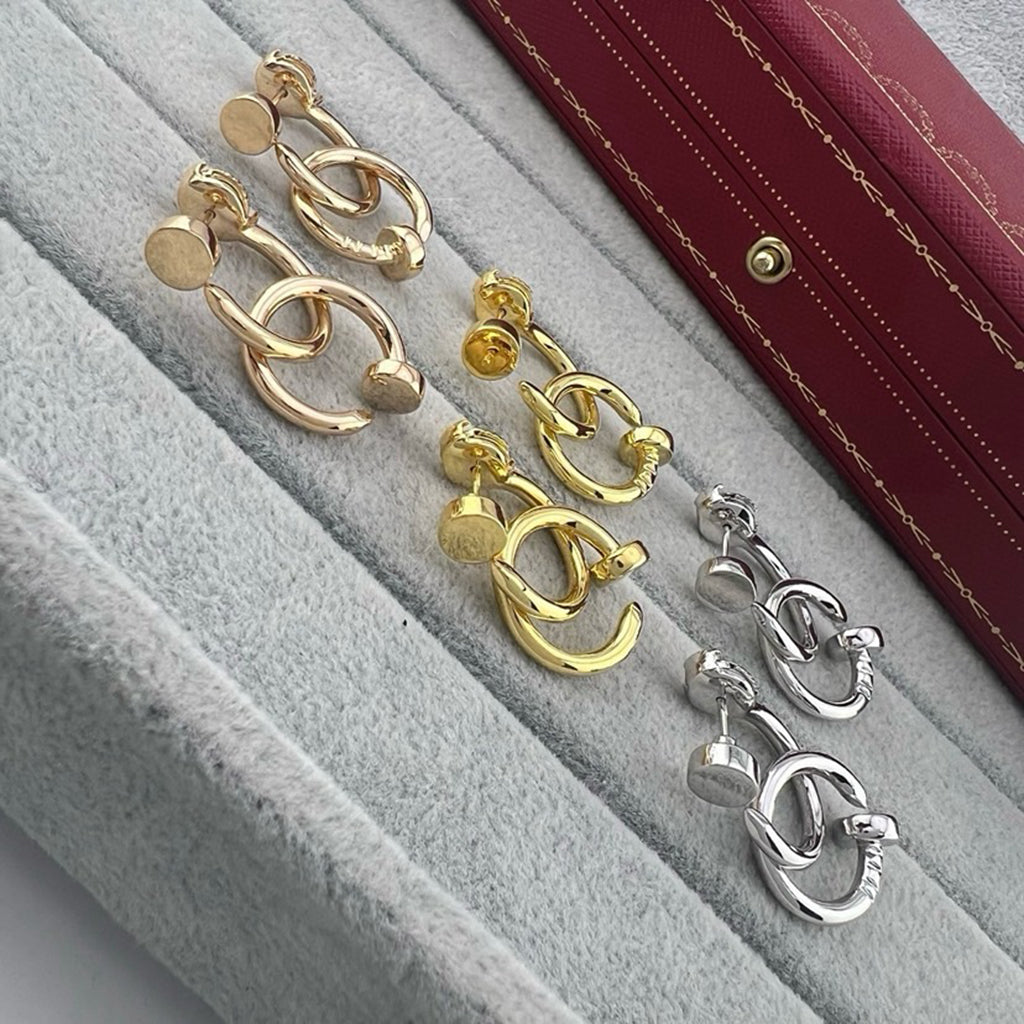 [ElanLuxe Jewelry]JUSTE NO DIAMOND DOUBLE EARRINGS