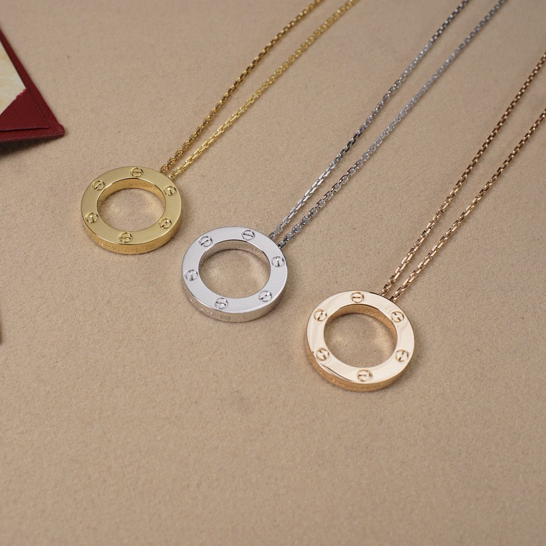 [ElanLuxe Jewelry]LOVE NECKLACE 16MM