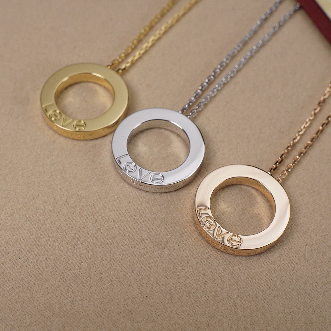 [ElanLuxe Jewelry]LOVE NECKLACE 16MM