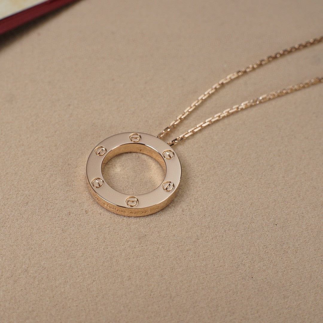 [ElanLuxe Jewelry]LOVE NECKLACE 16MM
