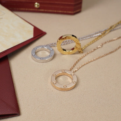 [ElanLuxe Jewelry]LOVE NECKLACE 16MM