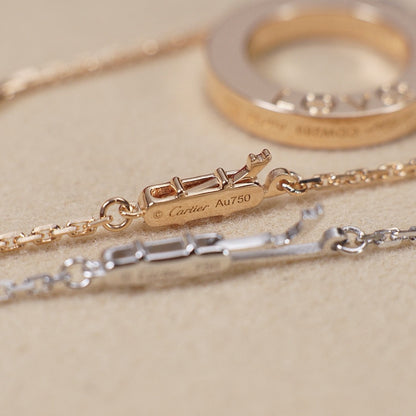 [ElanLuxe Jewelry]LOVE NECKLACE 16MM