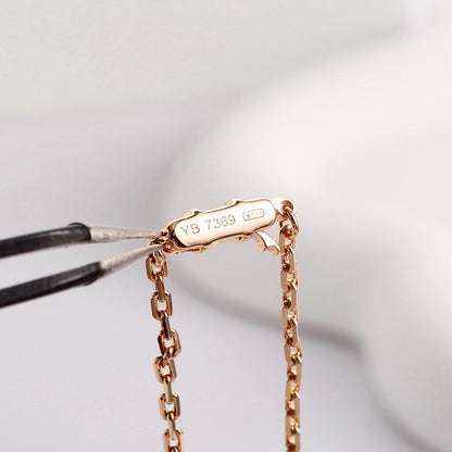 [ElanLuxe Jewelry]LOVE NECKLACE 16MM  FULL DIAMOND