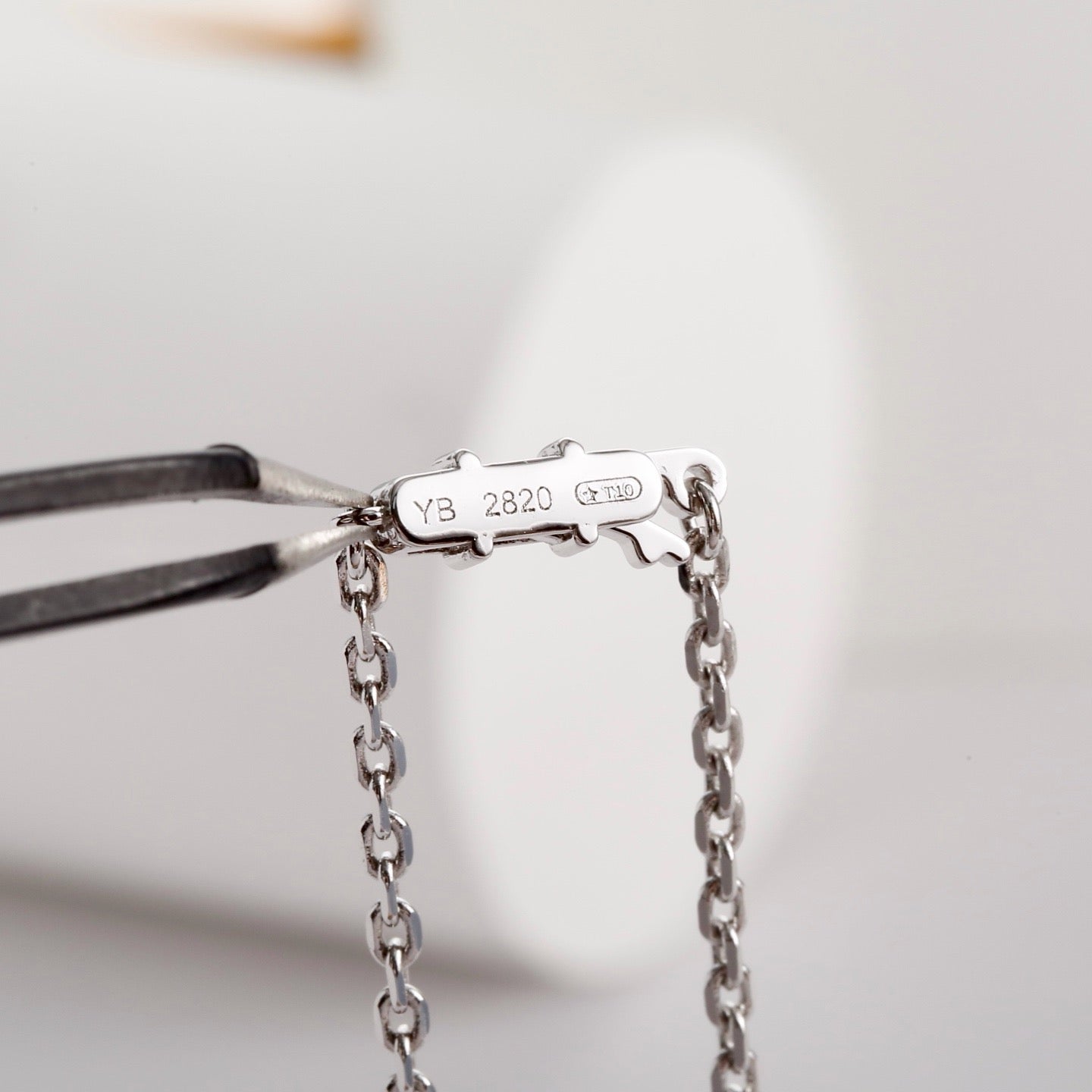 [ElanLuxe Jewelry]LOVE NECKLACE 16MM  FULL DIAMOND