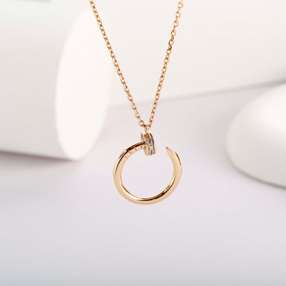 [ElanLuxe Jewelry]JUSTE NECKLACE FULL DIAMOND