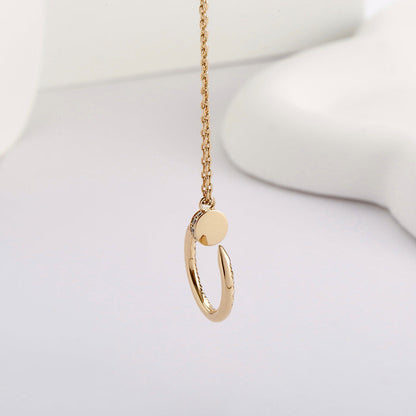 [ElanLuxe Jewelry]JUSTE NECKLACE FULL DIAMOND
