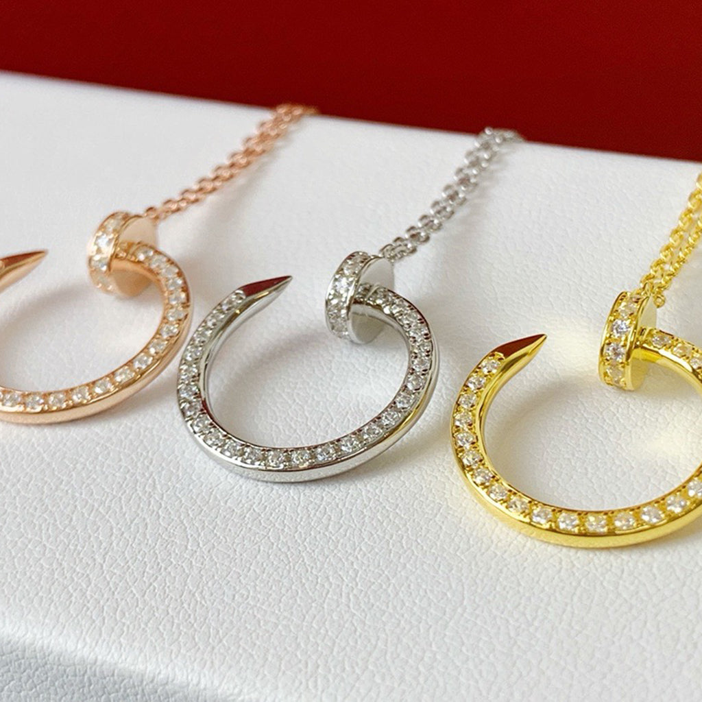 [ElanLuxe Jewelry]JUSTE NECKLACE FULL DIAMOND