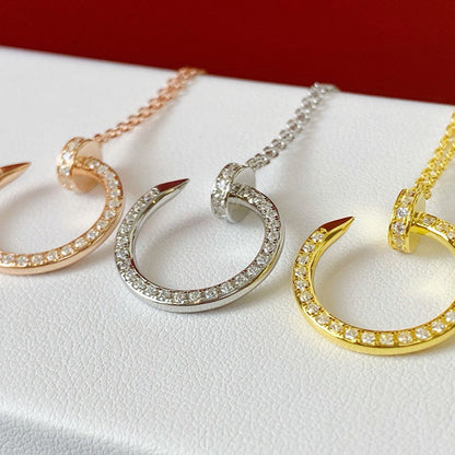[ElanLuxe Jewelry]JUSTE NECKLACE FULL DIAMOND