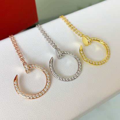 [ElanLuxe Jewelry]JUSTE NECKLACE FULL DIAMOND
