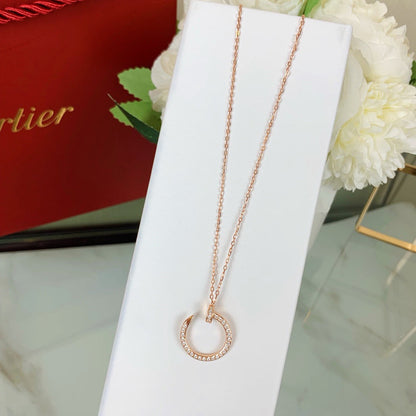 [ElanLuxe Jewelry]JUSTE NECKLACE FULL DIAMOND