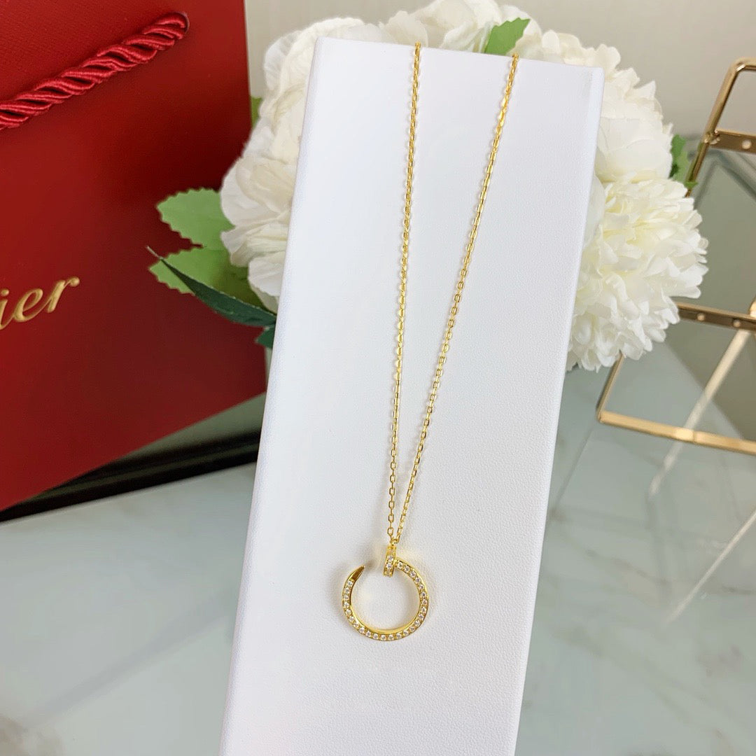 [ElanLuxe Jewelry]JUSTE NECKLACE FULL DIAMOND