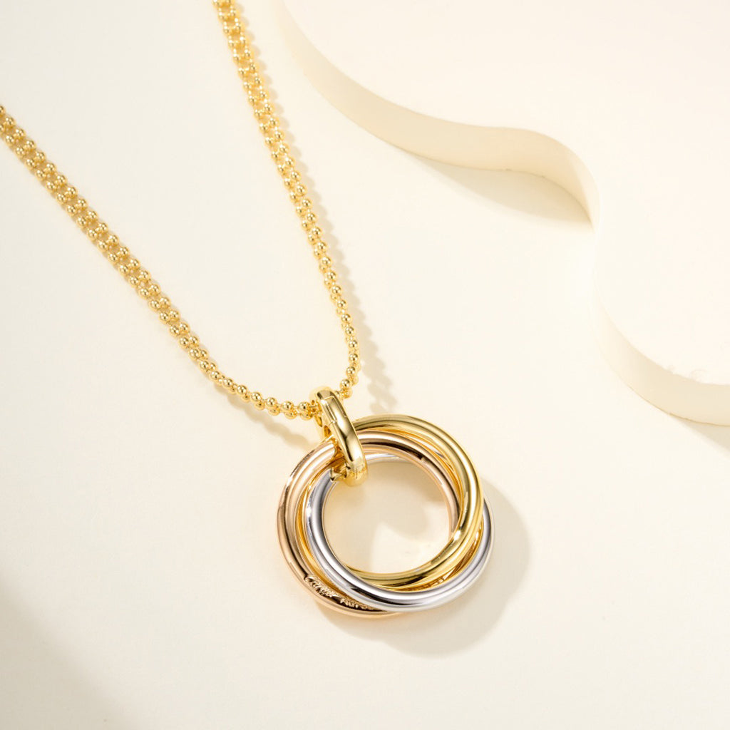 [ElanLuxe Jewelry]TRINITY LARGE NECKLACE