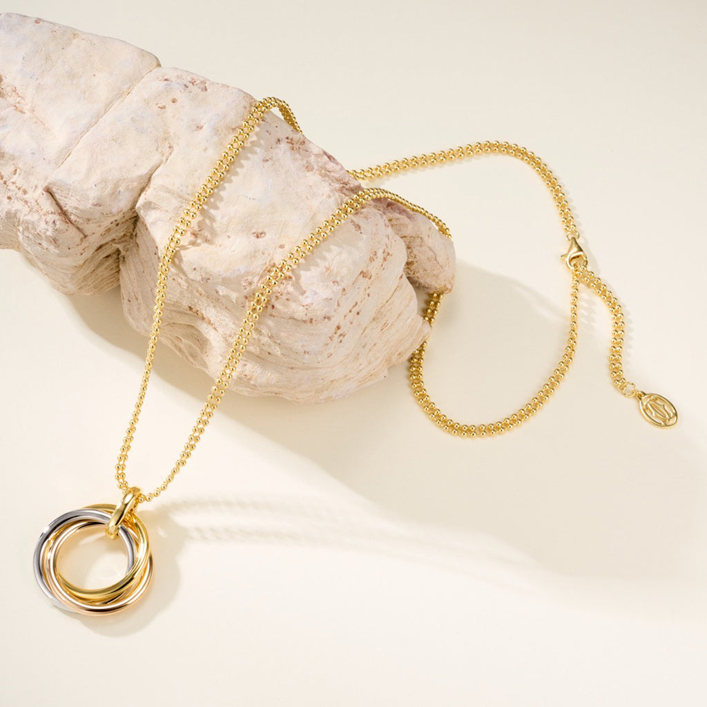 [ElanLuxe Jewelry]TRINITY LARGE NECKLACE