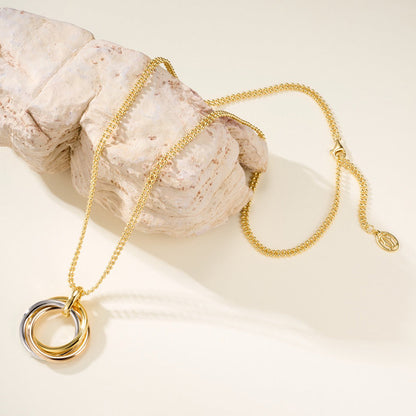 [ElanLuxe Jewelry]TRINITY LARGE NECKLACE