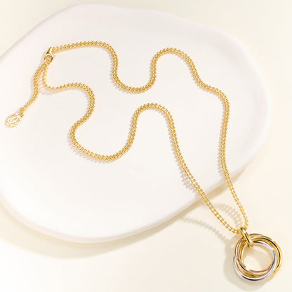 [ElanLuxe Jewelry]TRINITY LARGE NECKLACE