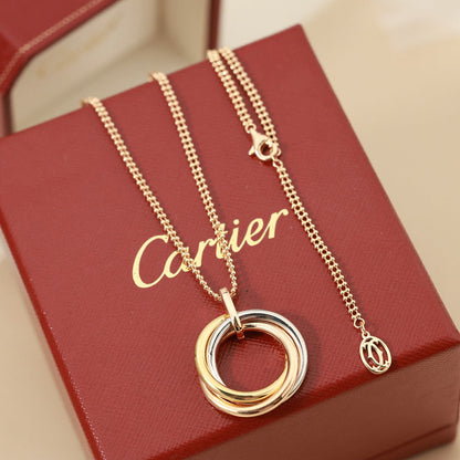 [ElanLuxe Jewelry]TRINITY LARGE NECKLACE