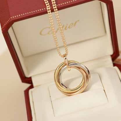 [ElanLuxe Jewelry]TRINITY LARGE NECKLACE