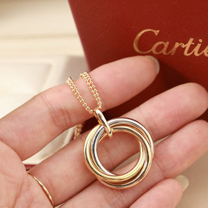 [ElanLuxe Jewelry]TRINITY LARGE NECKLACE