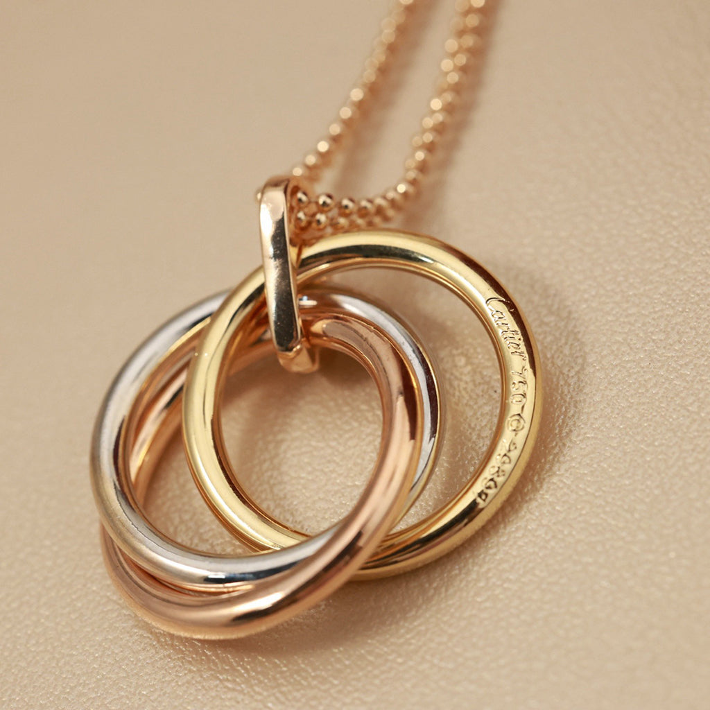 [ElanLuxe Jewelry]TRINITY LARGE NECKLACE