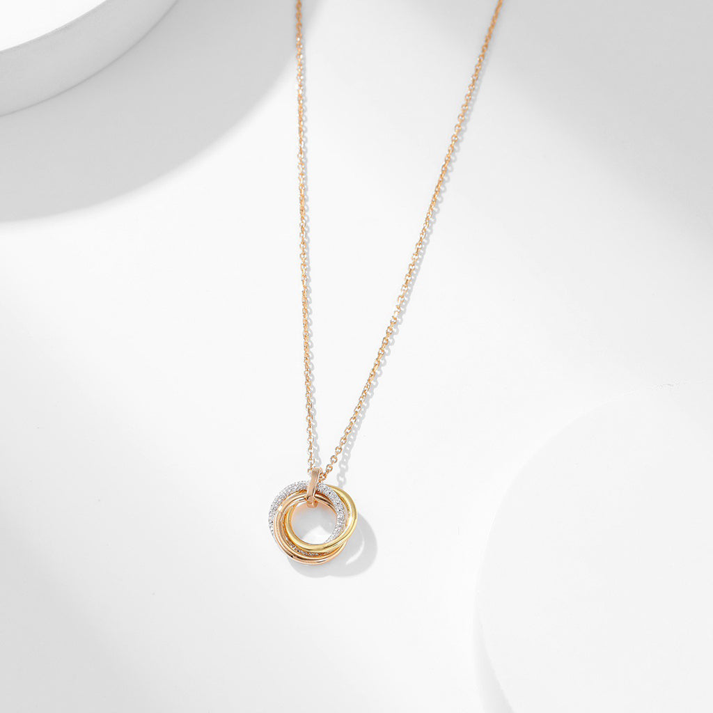 [ElanLuxe Jewelry]TRINITY SMALL NECKLACE