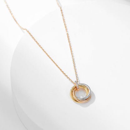 [ElanLuxe Jewelry]TRINITY SMALL NECKLACE