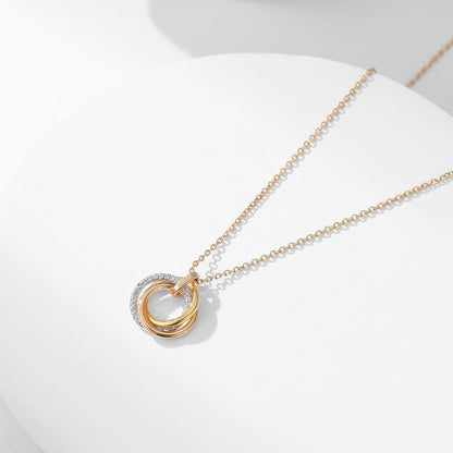 [ElanLuxe Jewelry]TRINITY SMALL NECKLACE