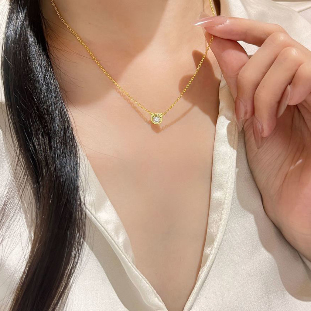 [ElanLuxe Jewelry]DAMOUR DIAMOND NECKLACE