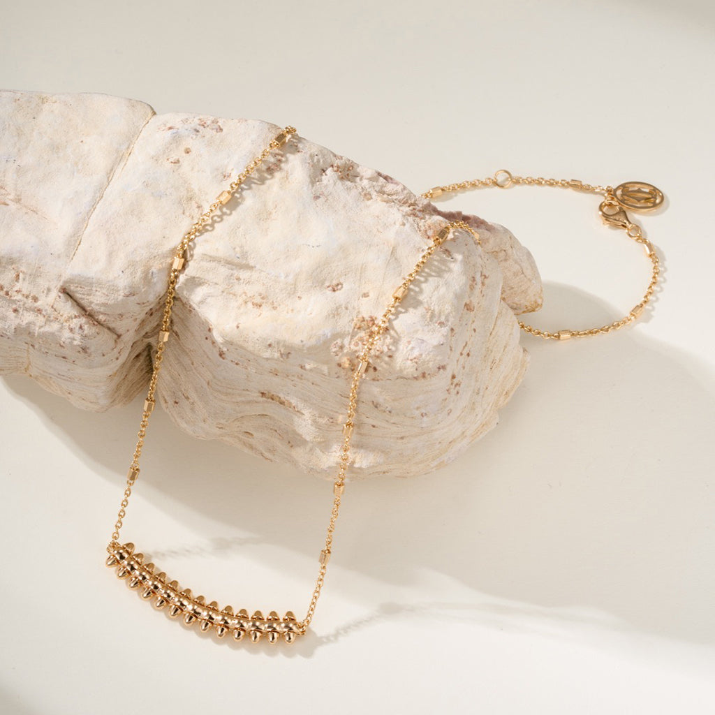 [ElanLuxe Jewelry]CLASH  SMALL NECKLACE
