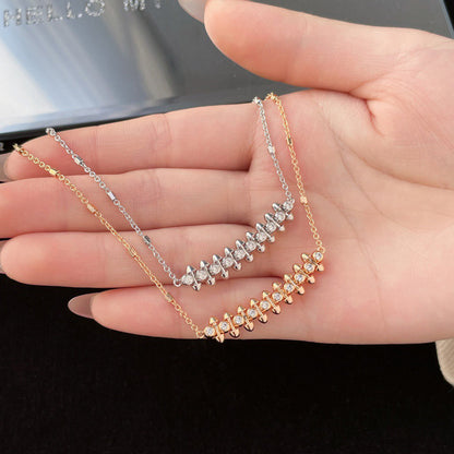 [ElanLuxe Jewelry]CLASH  MEDIUM DIAMOND NECKLACE