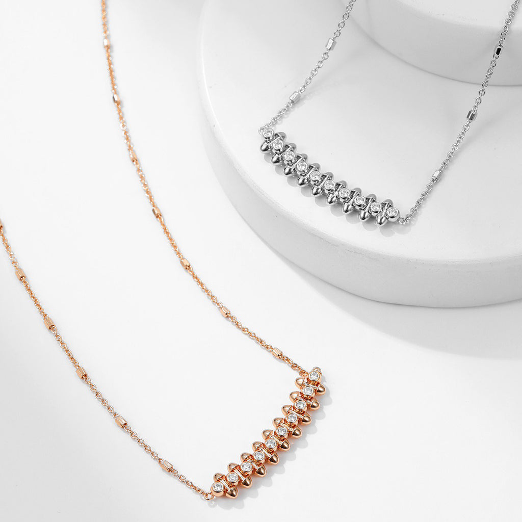 [ElanLuxe Jewelry]CLASH  MEDIUM DIAMOND NECKLACE