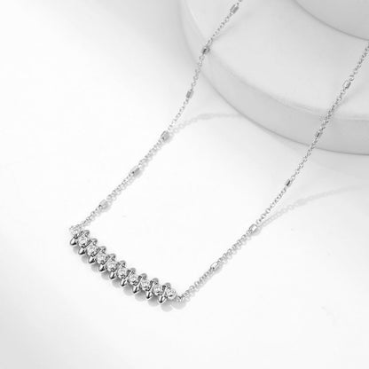 [ElanLuxe Jewelry]CLASH  MEDIUM DIAMOND NECKLACE