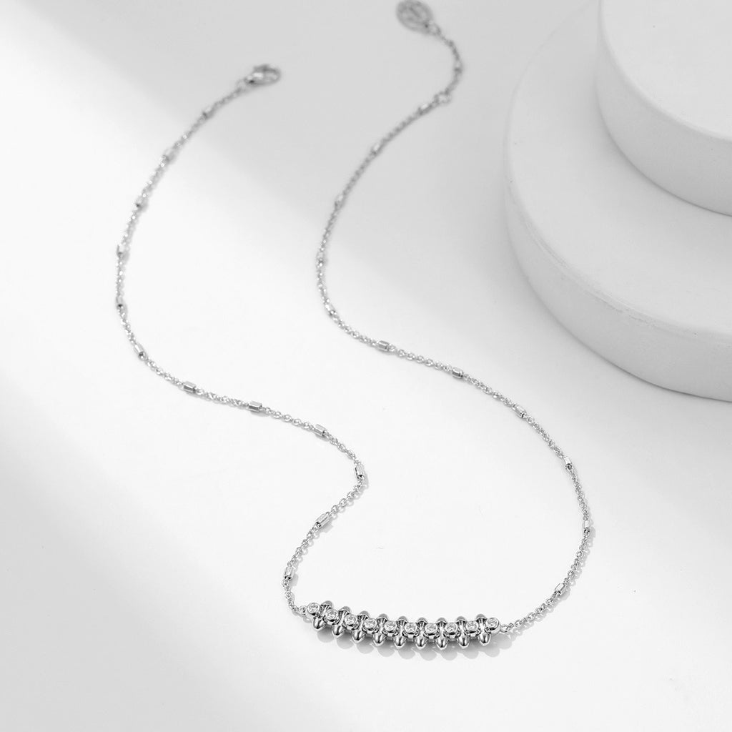 [ElanLuxe Jewelry]CLASH  MEDIUM DIAMOND NECKLACE