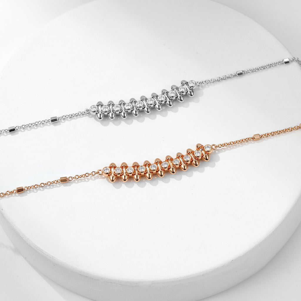 [ElanLuxe Jewelry]CLASH  MEDIUM DIAMOND NECKLACE